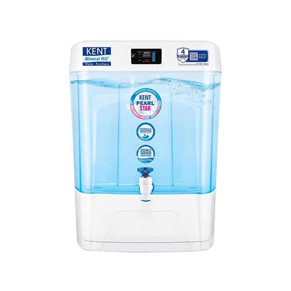 Picture of KENT Pearl Star 11 Litres RO + UV + UF + TDS Water Purifier  (4Years Free Service/ Multiple Purification Process/ 8L Detachable Tank/ 20 LPH Flow/ Zero Water Wastage/ Digital Display)